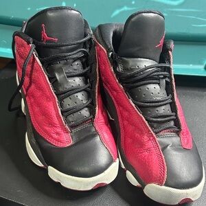 Jordan Kids Shoes Black and Red